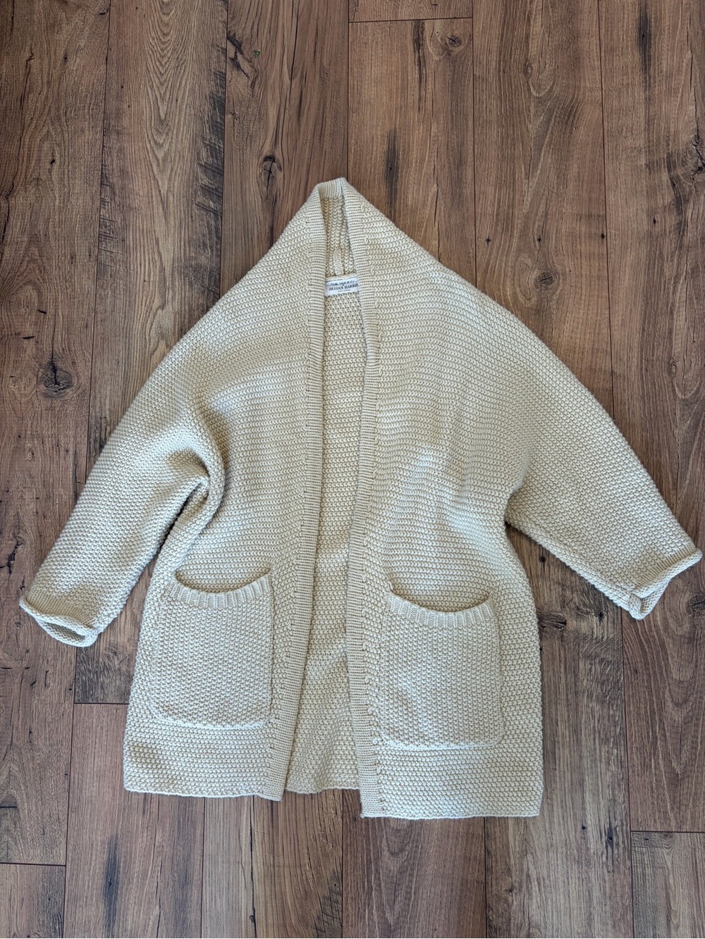 Jillian Harris x The Skinny Beige Cardigan Sweater
